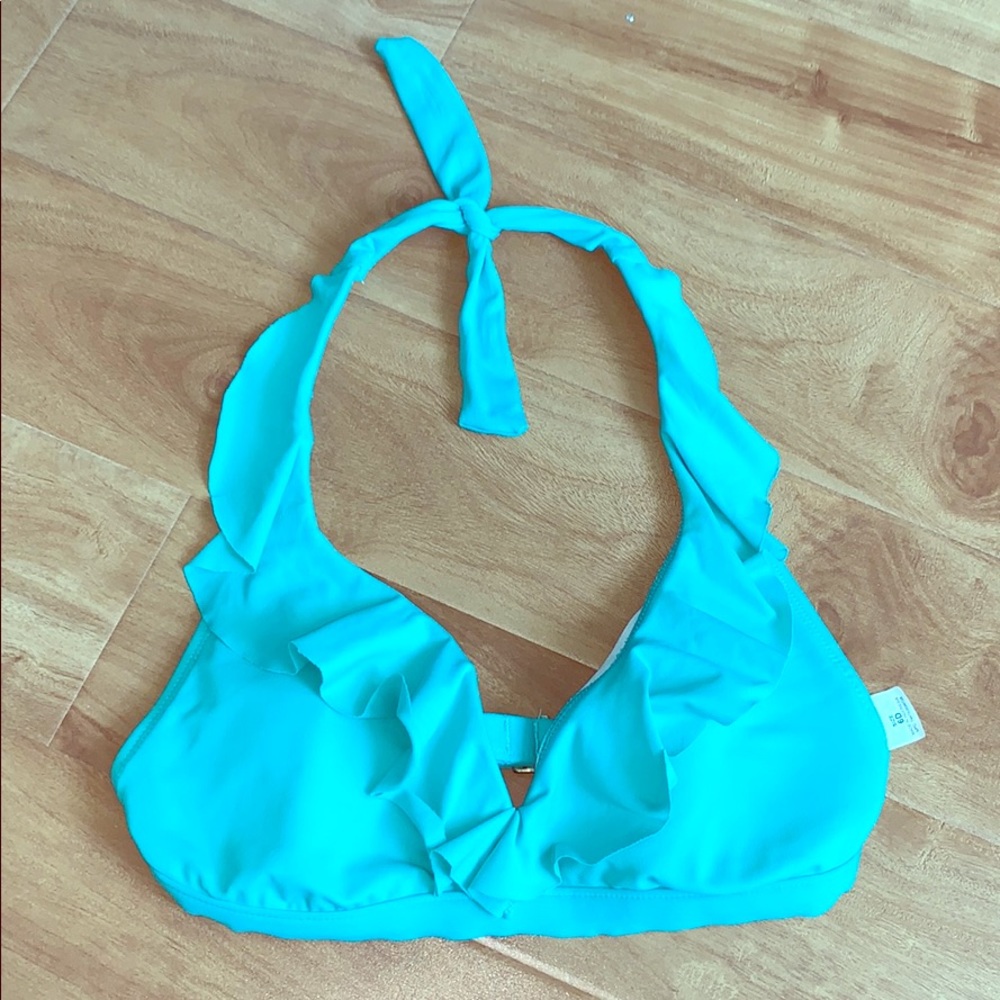 teal bikini top